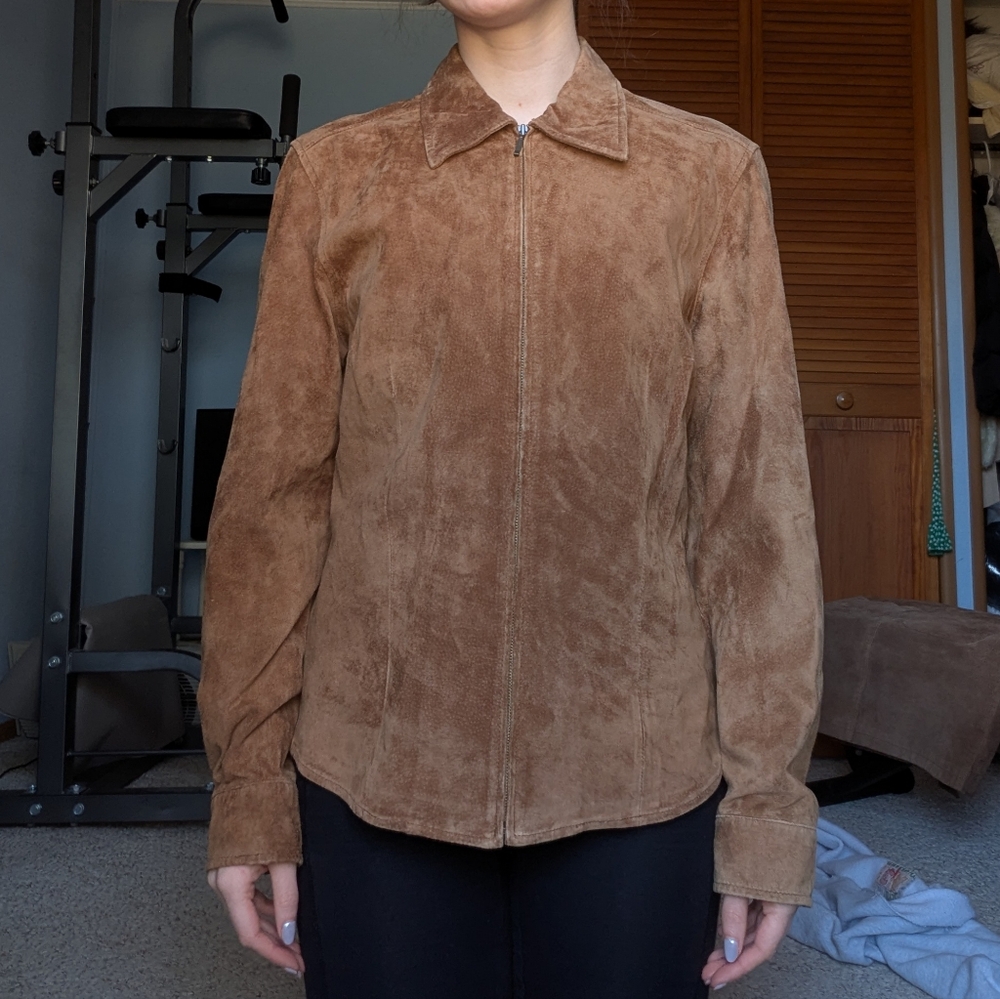 100% Leather Suede Jacket